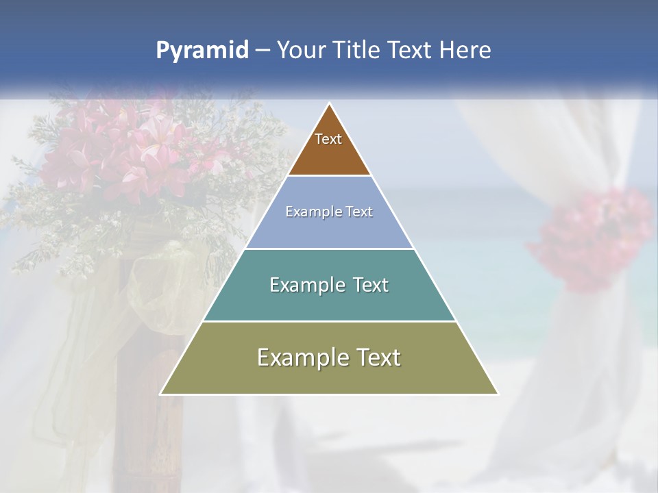 A Vase Filled With Pink Flowers Sitting On Top Of A Table PowerPoint Template