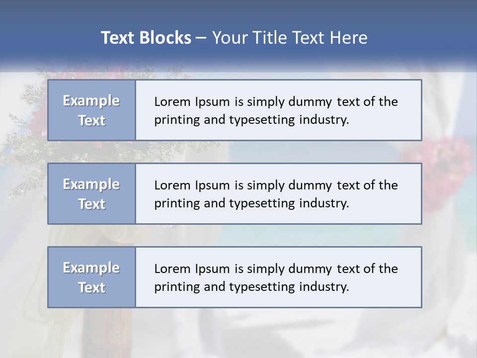 A Vase Filled With Pink Flowers Sitting On Top Of A Table PowerPoint Template