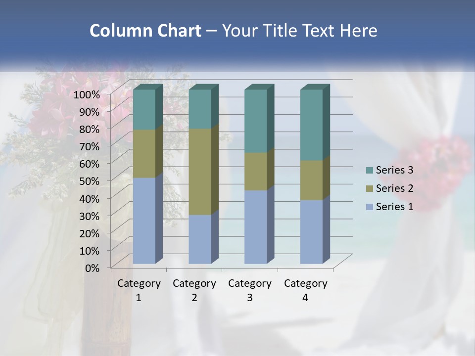 A Vase Filled With Pink Flowers Sitting On Top Of A Table PowerPoint Template
