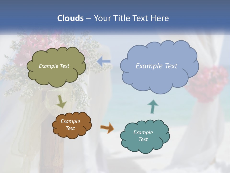 A Vase Filled With Pink Flowers Sitting On Top Of A Table PowerPoint Template