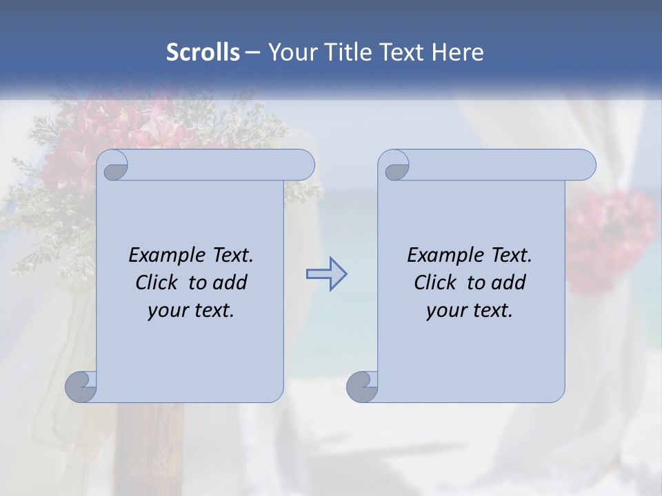 A Vase Filled With Pink Flowers Sitting On Top Of A Table PowerPoint Template