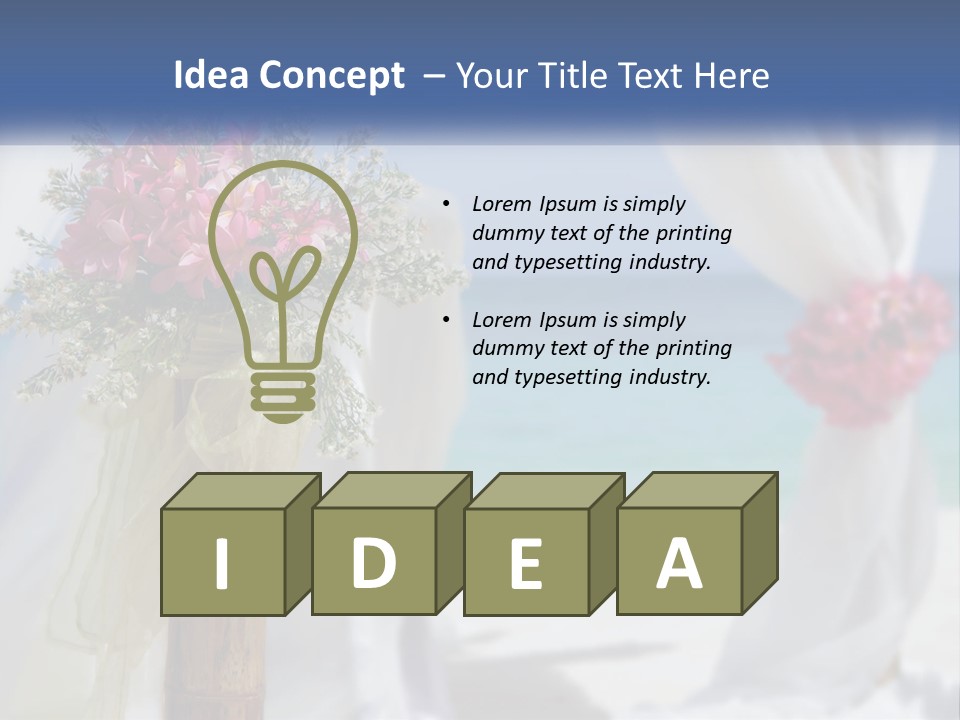 A Vase Filled With Pink Flowers Sitting On Top Of A Table PowerPoint Template