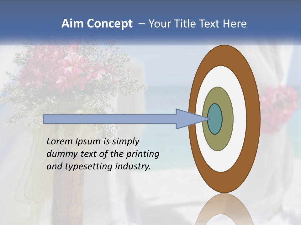 A Vase Filled With Pink Flowers Sitting On Top Of A Table PowerPoint Template