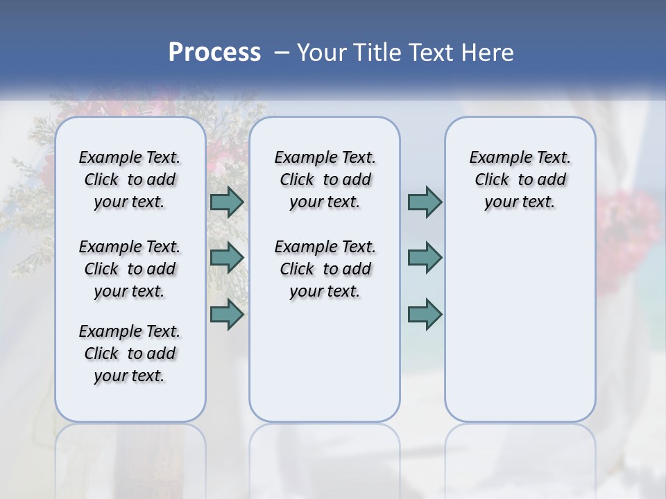 A Vase Filled With Pink Flowers Sitting On Top Of A Table PowerPoint Template