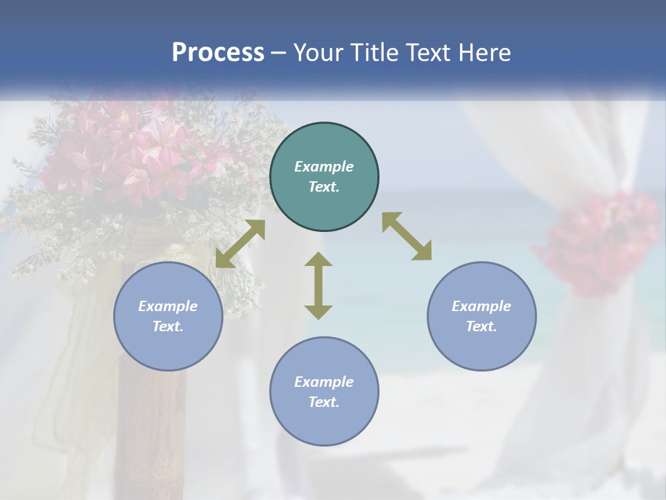A Vase Filled With Pink Flowers Sitting On Top Of A Table PowerPoint Template