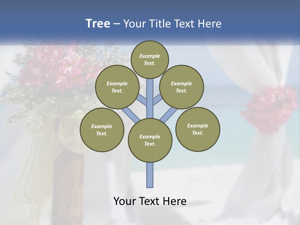 A Vase Filled With Pink Flowers Sitting On Top Of A Table PowerPoint Template