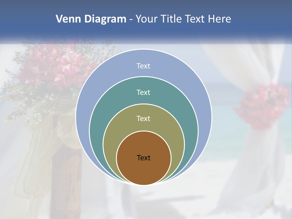 A Vase Filled With Pink Flowers Sitting On Top Of A Table PowerPoint Template