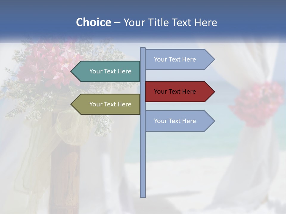 A Vase Filled With Pink Flowers Sitting On Top Of A Table PowerPoint Template