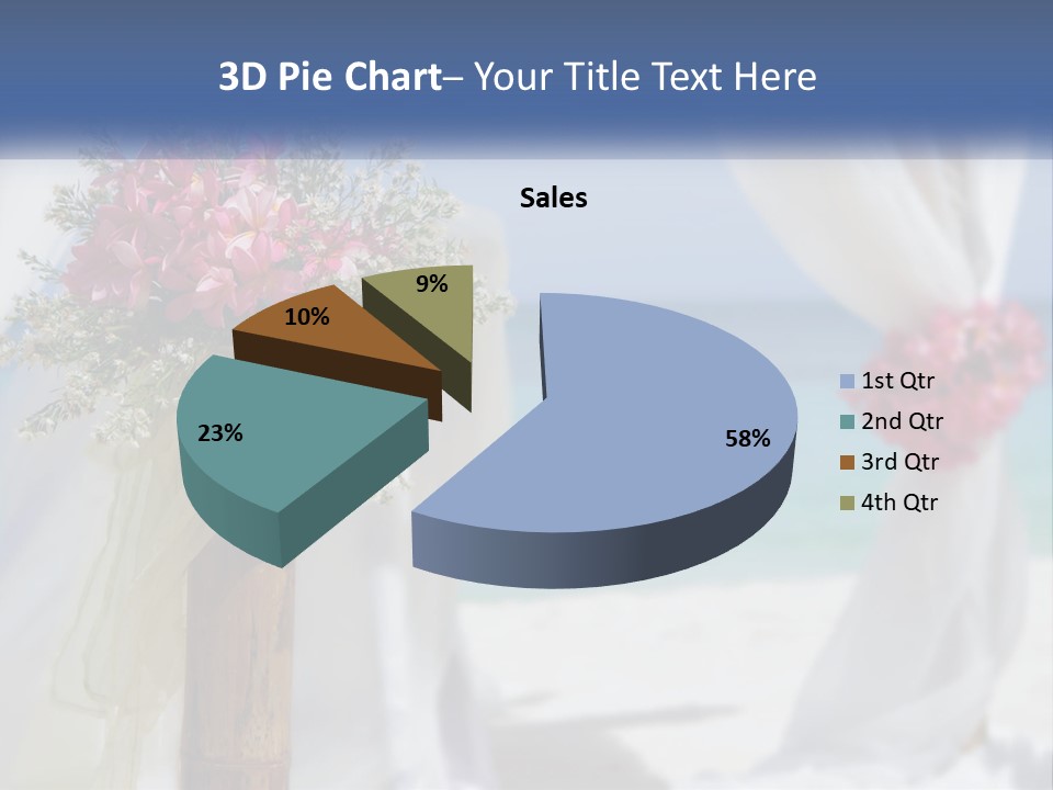 A Vase Filled With Pink Flowers Sitting On Top Of A Table PowerPoint Template