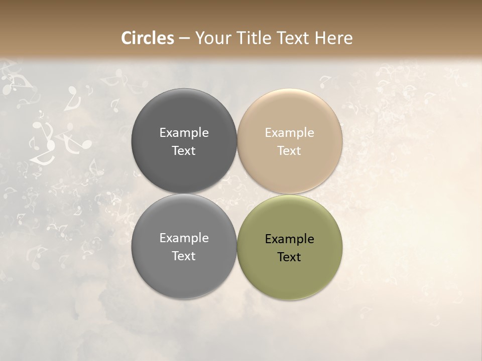 A Large Group Of Bubbles Floating In The Air PowerPoint Template