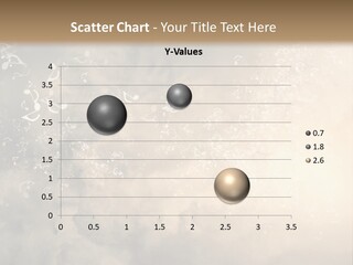 A Large Group Of Bubbles Floating In The Air PowerPoint Template