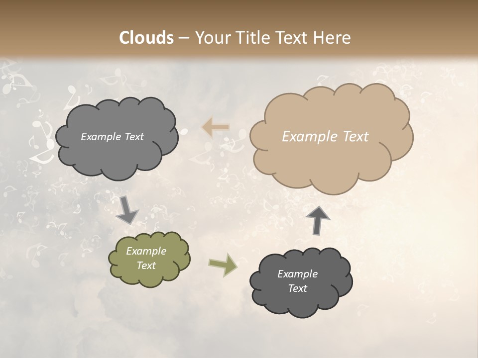 A Large Group Of Bubbles Floating In The Air PowerPoint Template