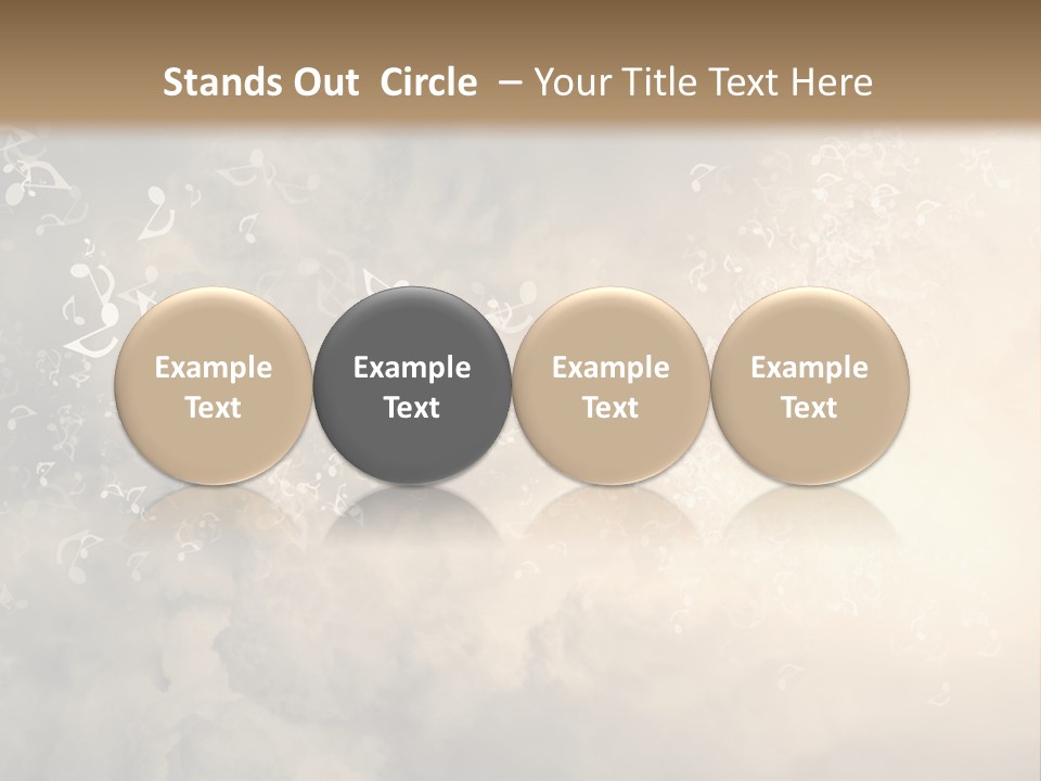A Large Group Of Bubbles Floating In The Air PowerPoint Template