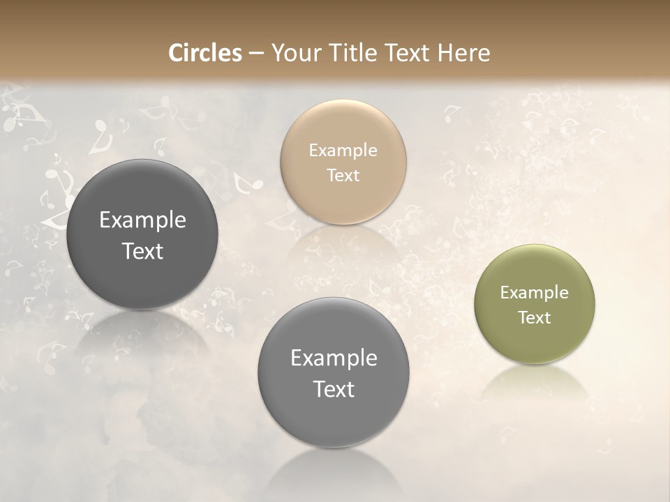 A Large Group Of Bubbles Floating In The Air PowerPoint Template
