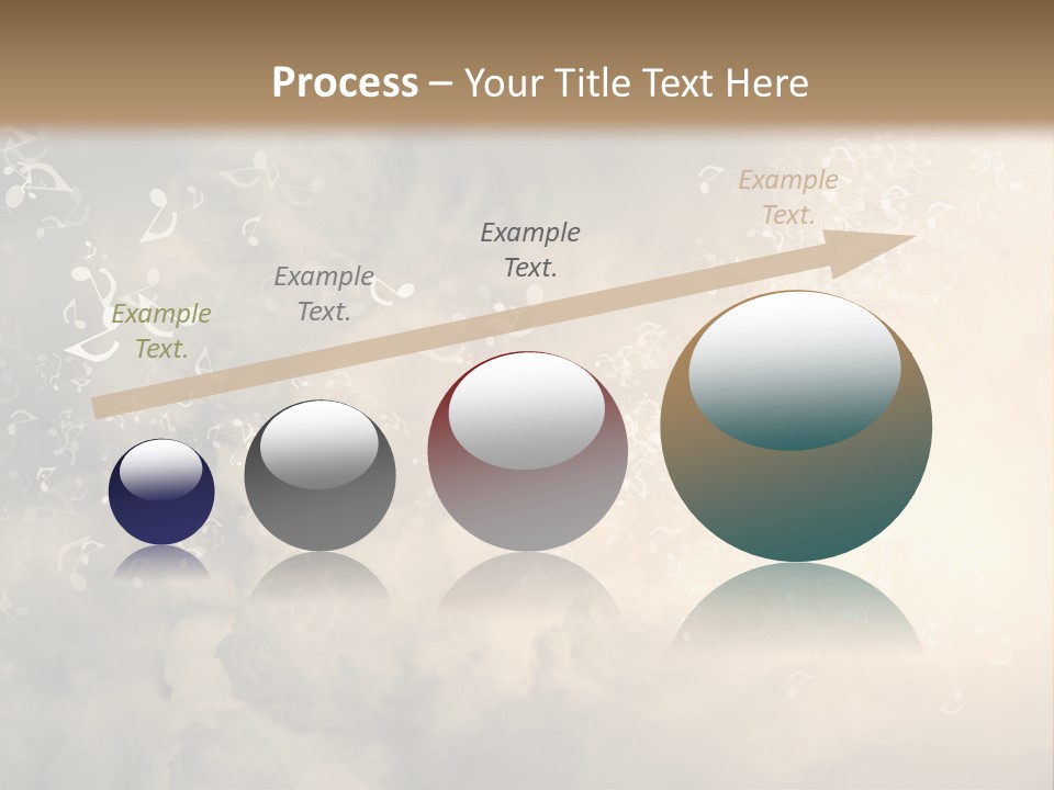 A Large Group Of Bubbles Floating In The Air PowerPoint Template