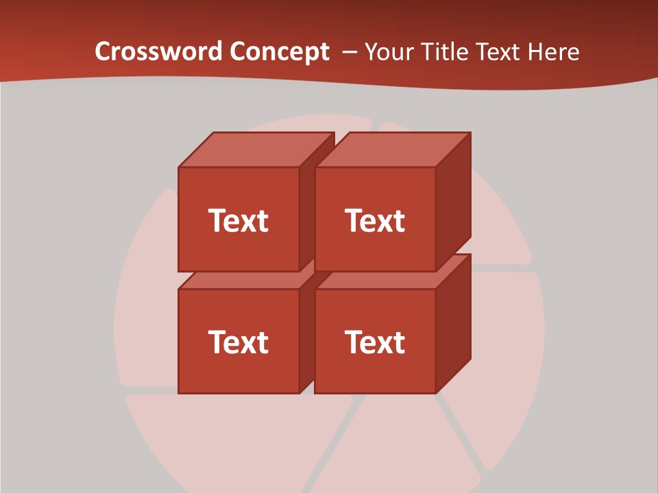 A Red And Black Background With A Red Circle PowerPoint Template