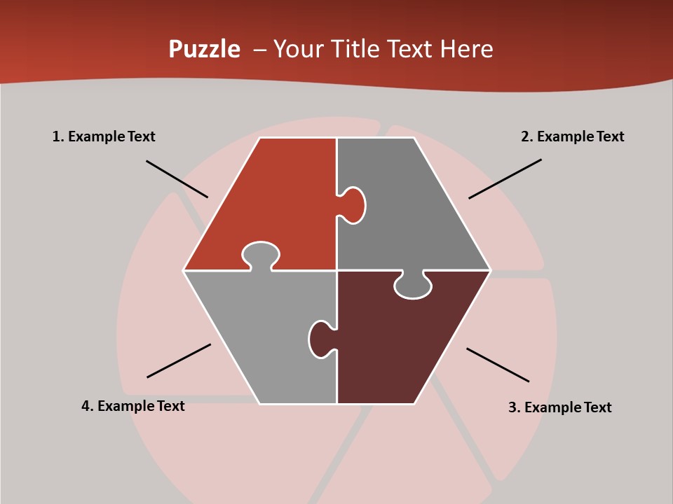 A Red And Black Background With A Red Circle PowerPoint Template