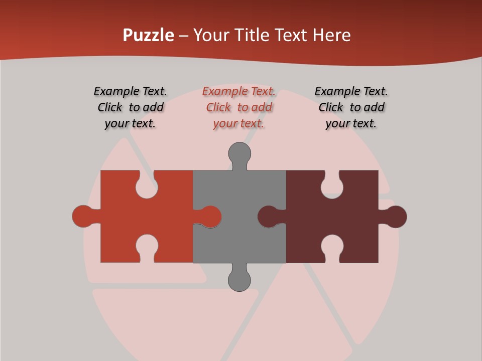 A Red And Black Background With A Red Circle PowerPoint Template