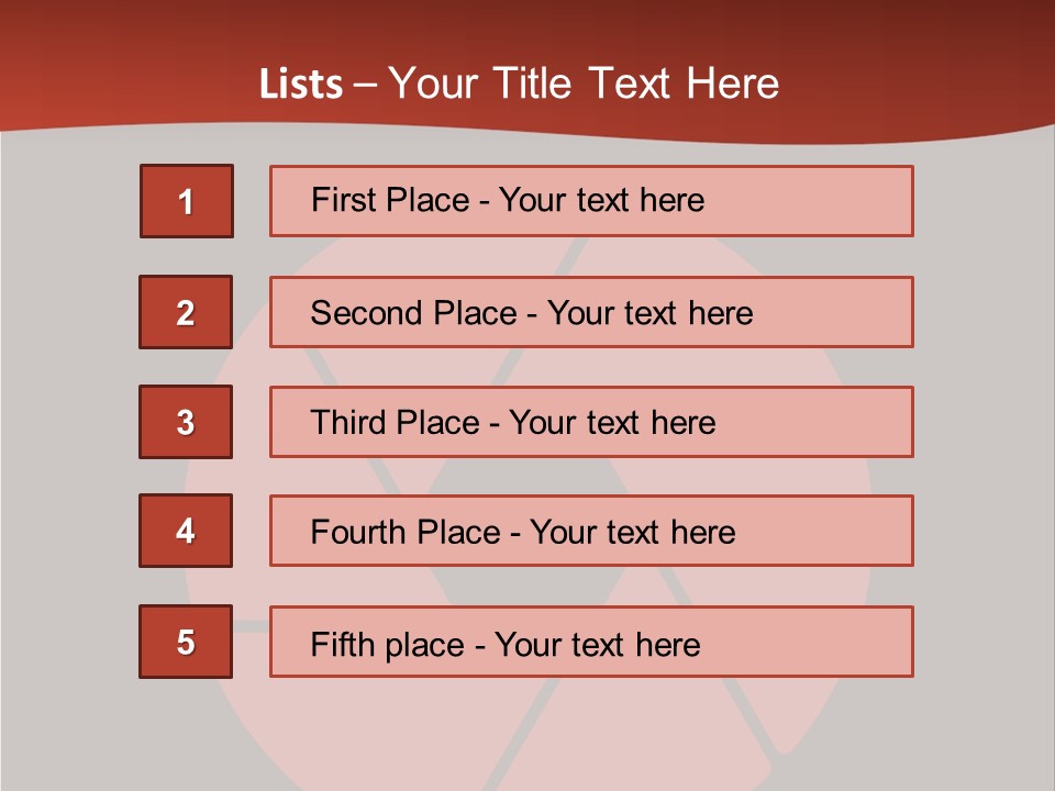 A Red And Black Background With A Red Circle PowerPoint Template
