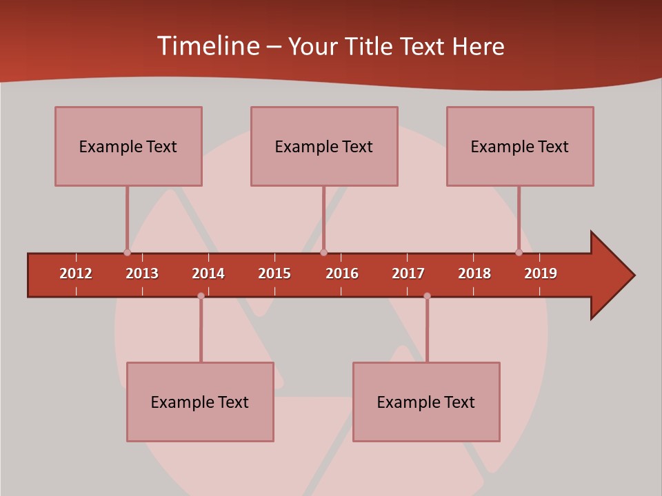 A Red And Black Background With A Red Circle PowerPoint Template