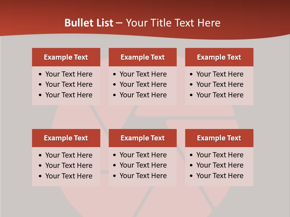 A Red And Black Background With A Red Circle PowerPoint Template