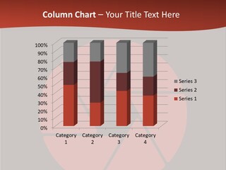 A Red And Black Background With A Red Circle PowerPoint Template