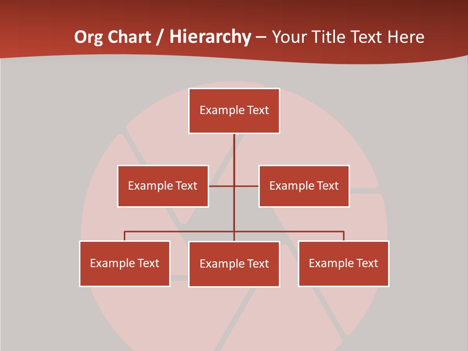 A Red And Black Background With A Red Circle PowerPoint Template
