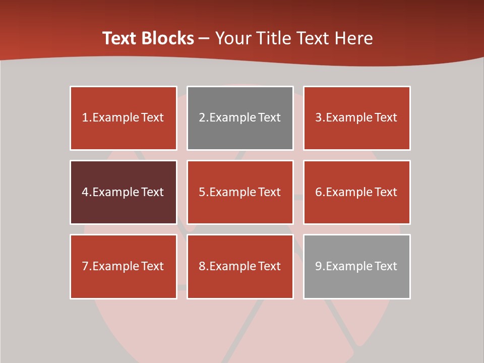 A Red And Black Background With A Red Circle PowerPoint Template