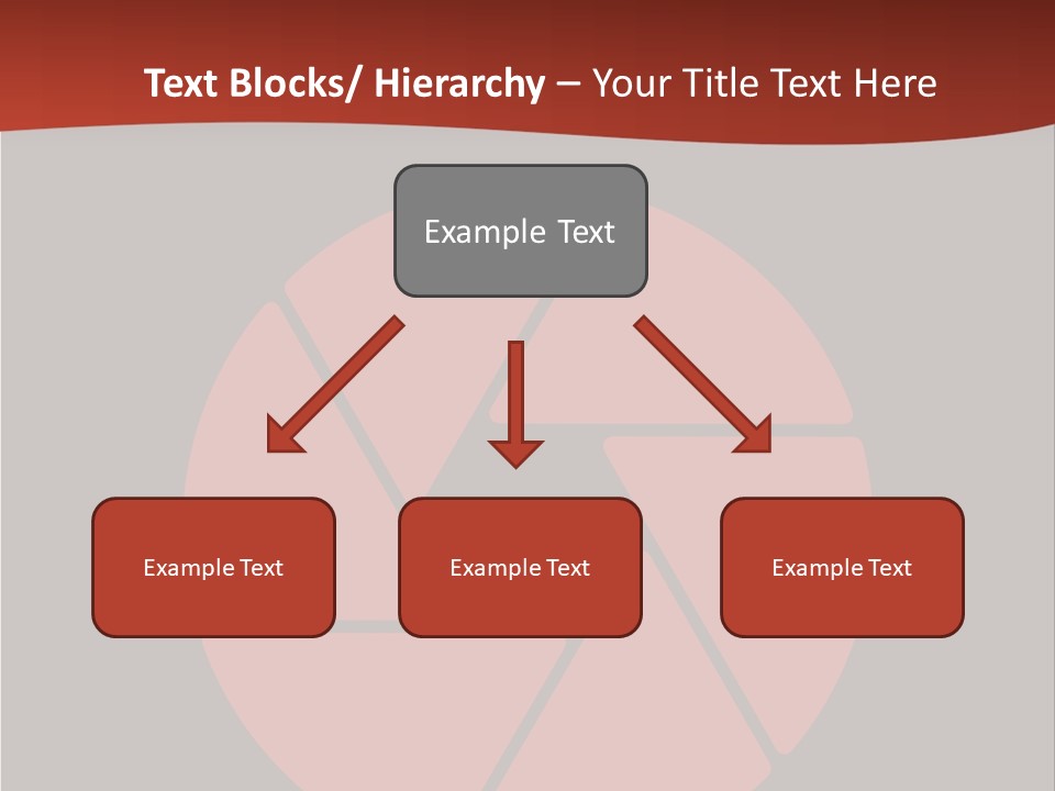 A Red And Black Background With A Red Circle PowerPoint Template