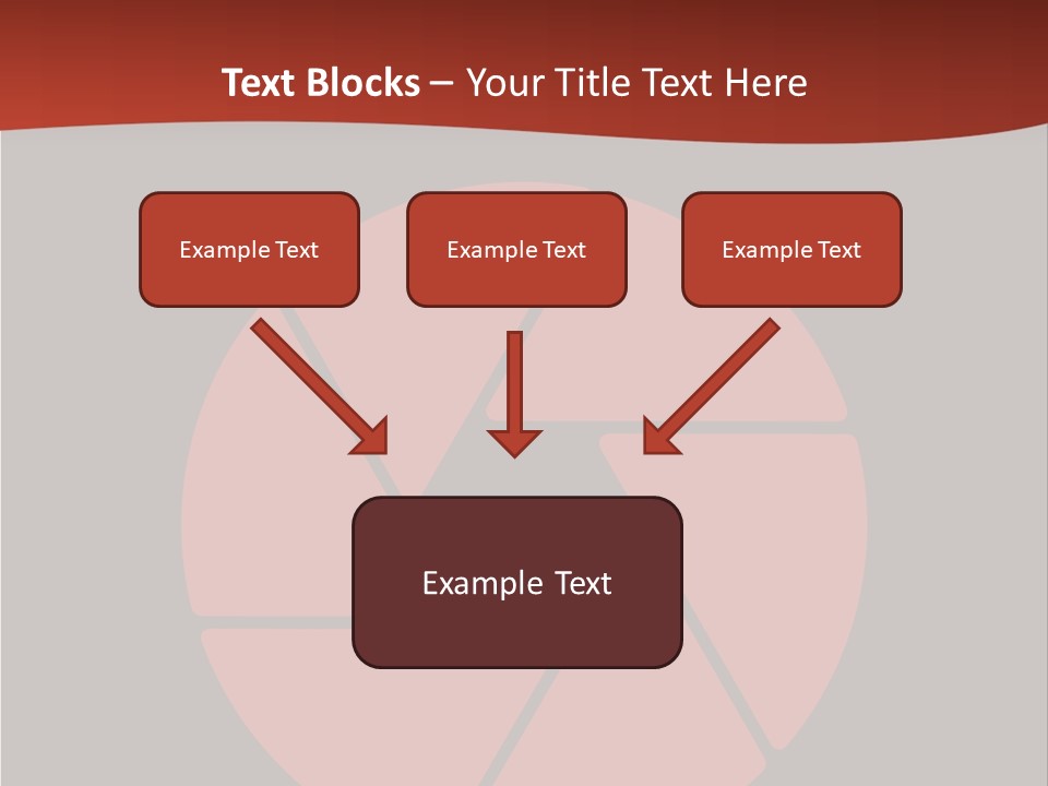 A Red And Black Background With A Red Circle PowerPoint Template