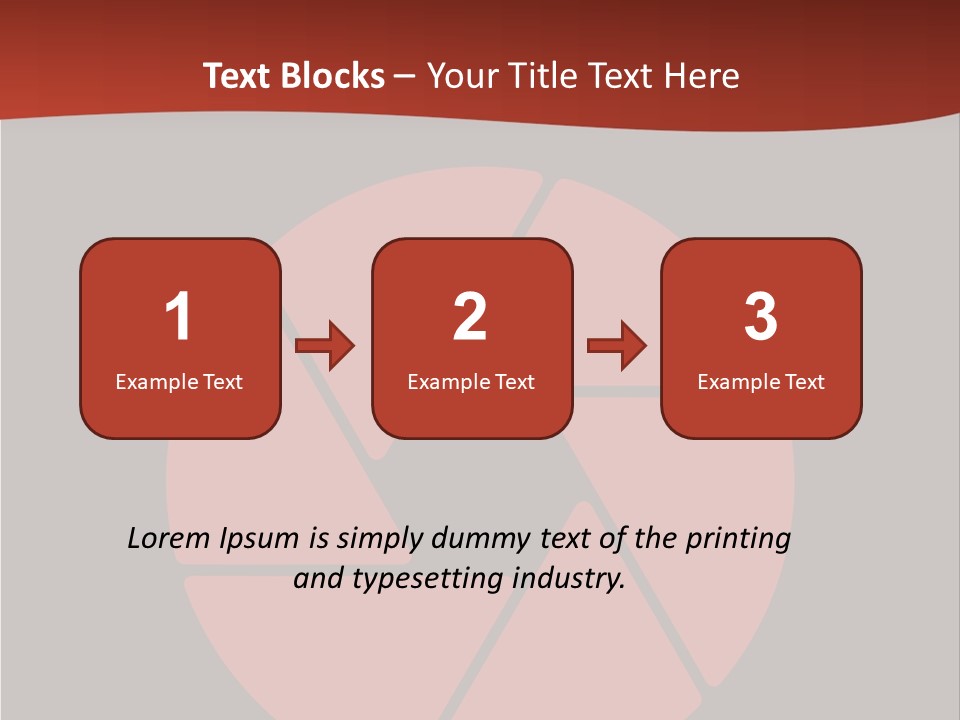A Red And Black Background With A Red Circle PowerPoint Template