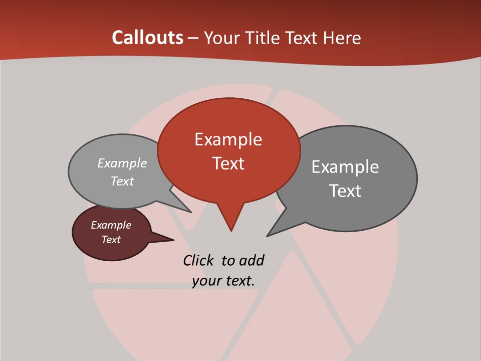 A Red And Black Background With A Red Circle PowerPoint Template