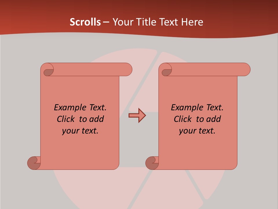 A Red And Black Background With A Red Circle PowerPoint Template