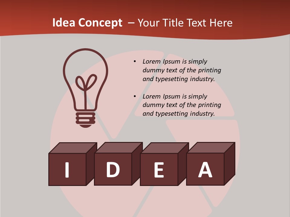 A Red And Black Background With A Red Circle PowerPoint Template