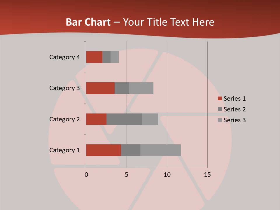 A Red And Black Background With A Red Circle PowerPoint Template