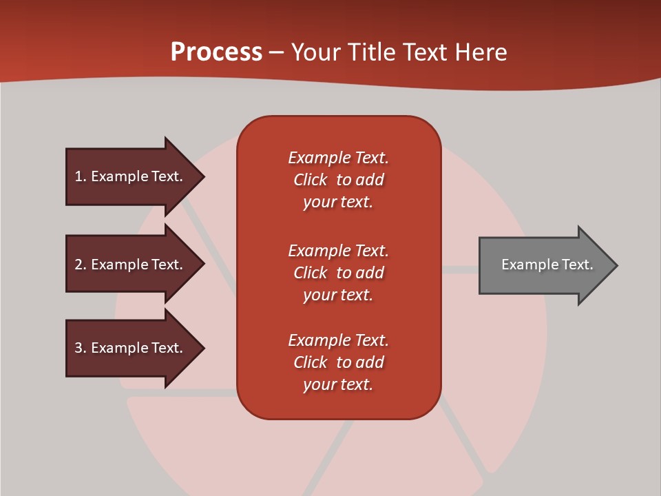 A Red And Black Background With A Red Circle PowerPoint Template