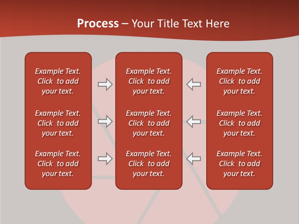 A Red And Black Background With A Red Circle PowerPoint Template