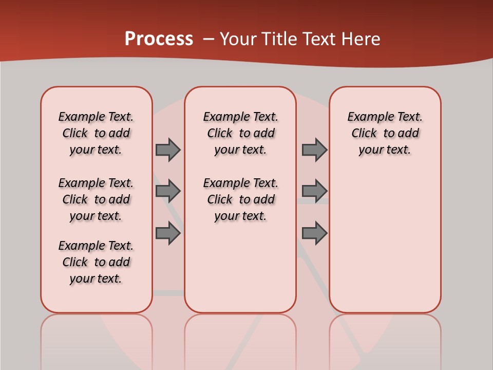 A Red And Black Background With A Red Circle PowerPoint Template
