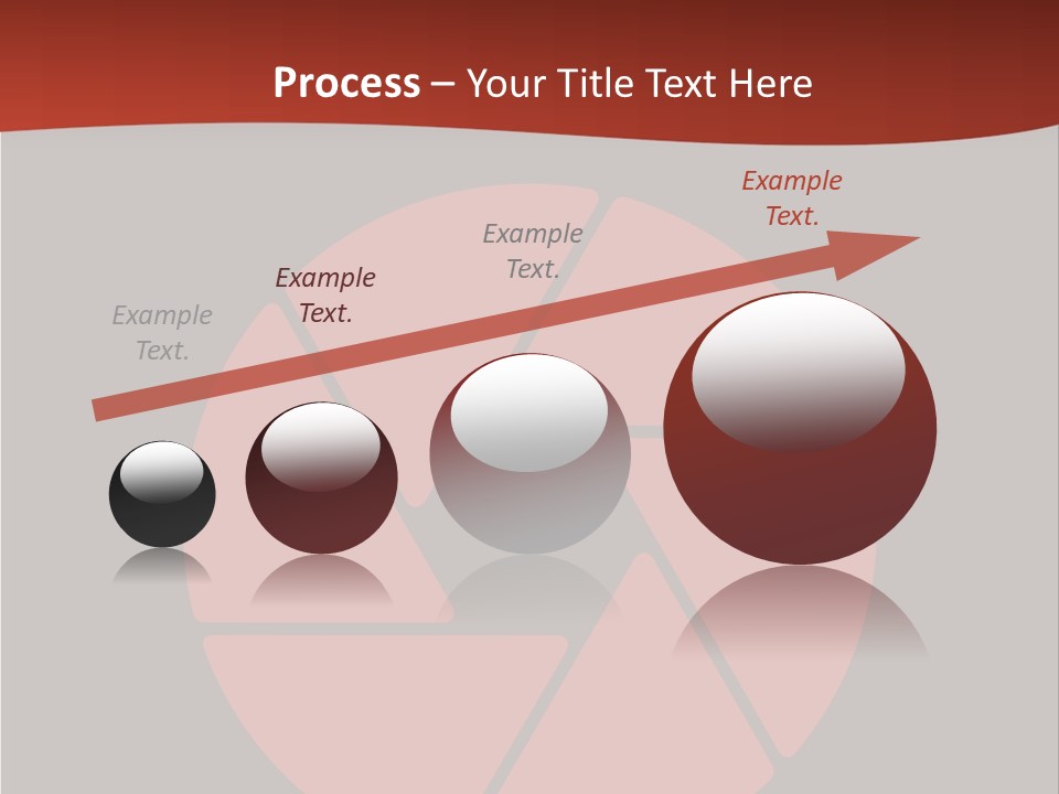 A Red And Black Background With A Red Circle PowerPoint Template