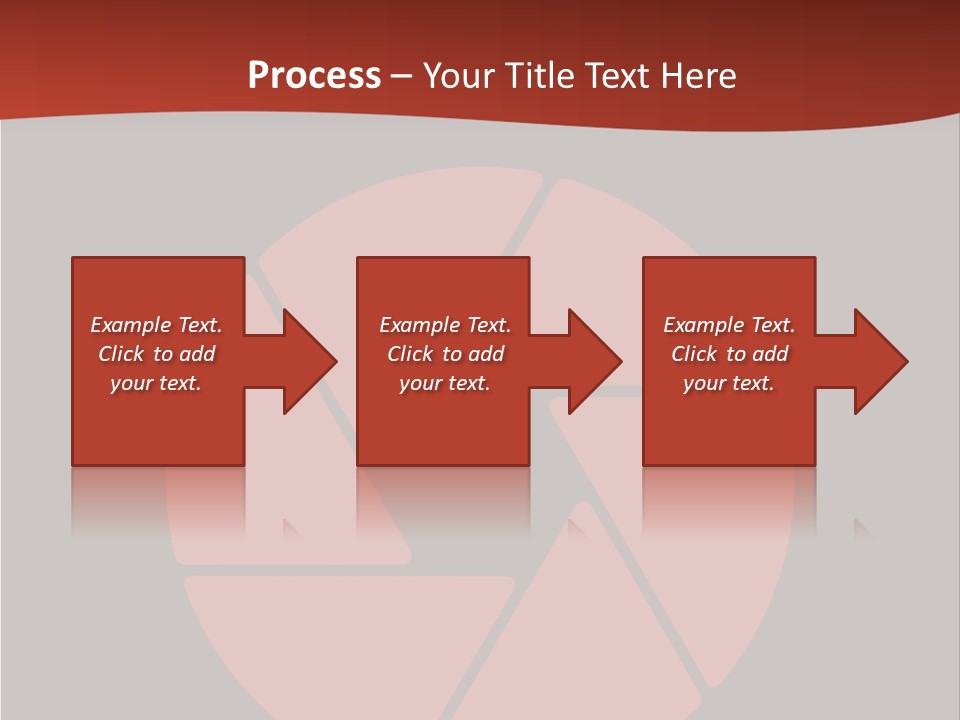 A Red And Black Background With A Red Circle PowerPoint Template
