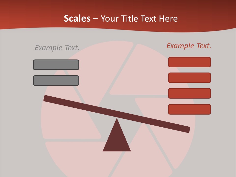 A Red And Black Background With A Red Circle PowerPoint Template