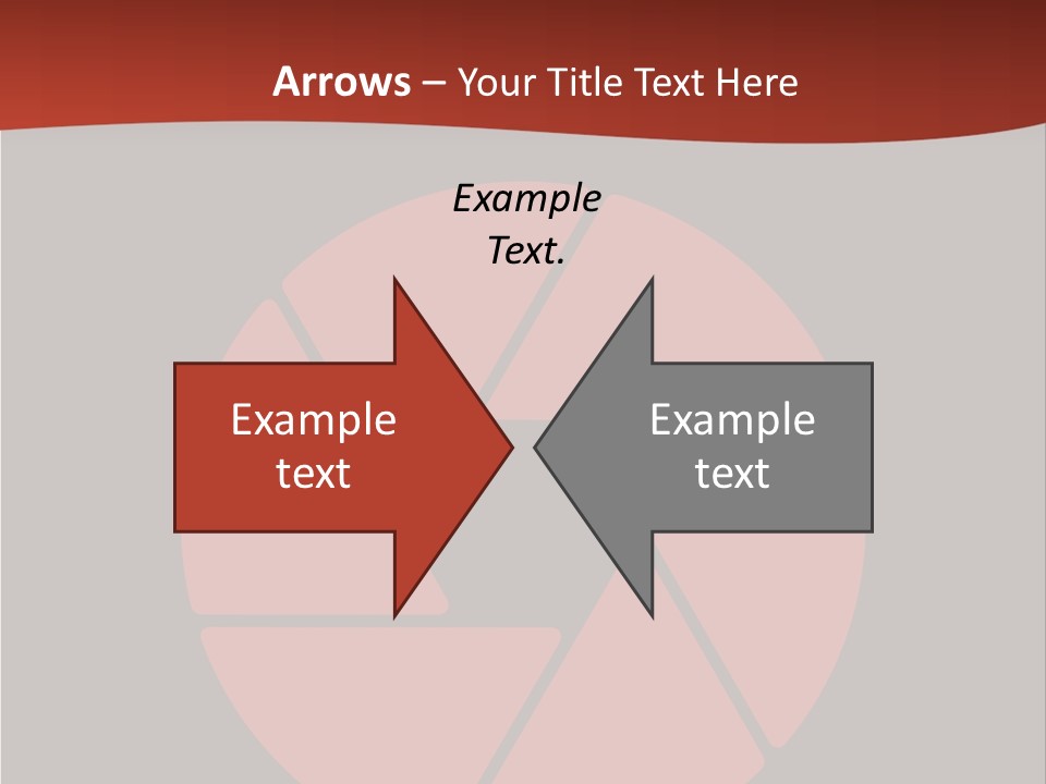 A Red And Black Background With A Red Circle PowerPoint Template