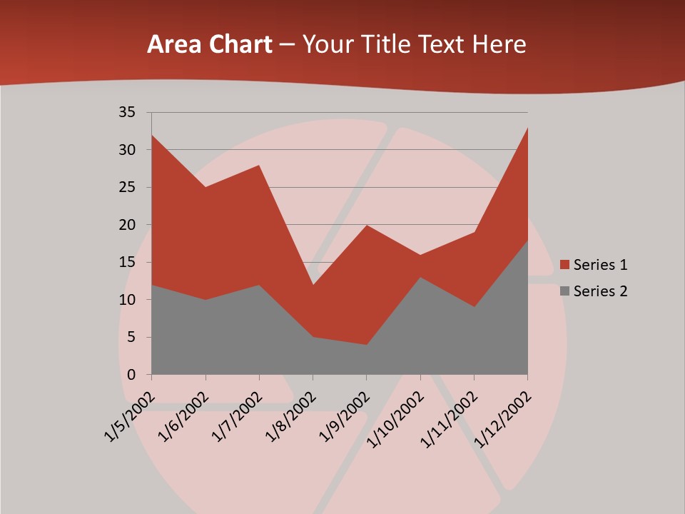 A Red And Black Background With A Red Circle PowerPoint Template