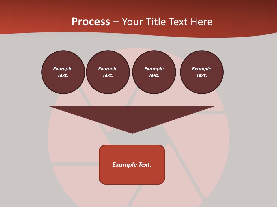 A Red And Black Background With A Red Circle PowerPoint Template