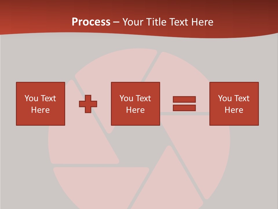 A Red And Black Background With A Red Circle PowerPoint Template