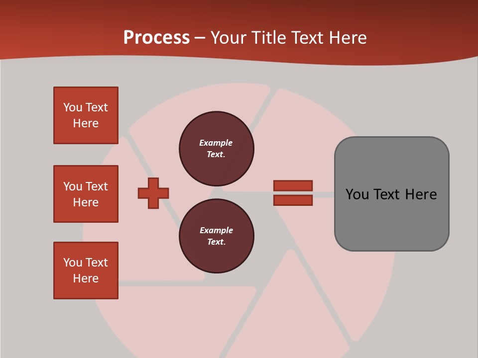 A Red And Black Background With A Red Circle PowerPoint Template