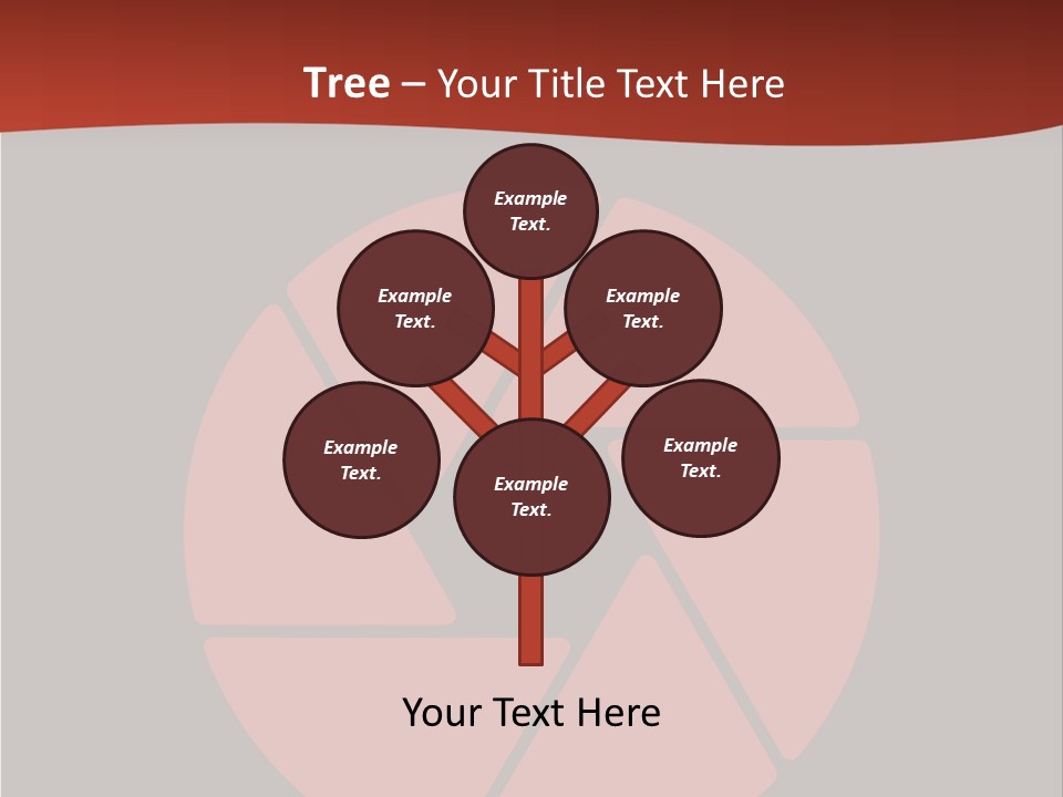 A Red And Black Background With A Red Circle PowerPoint Template