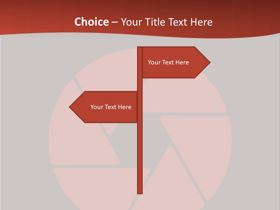 A Red And Black Background With A Red Circle PowerPoint Template