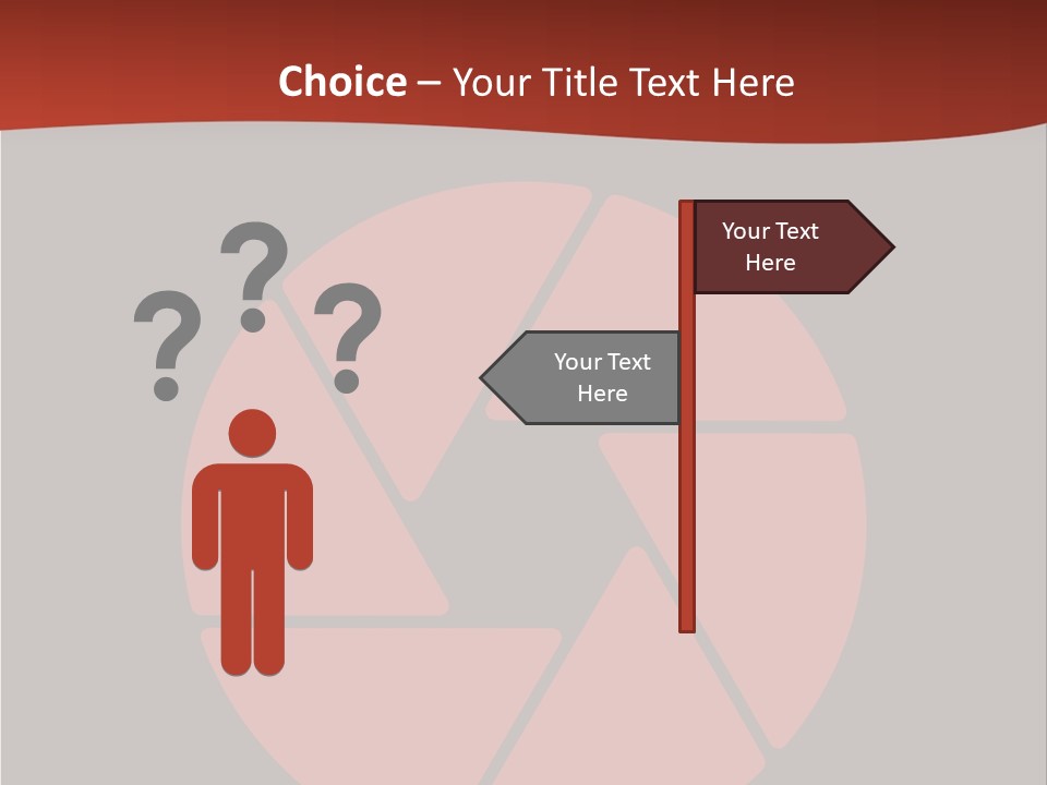 A Red And Black Background With A Red Circle PowerPoint Template