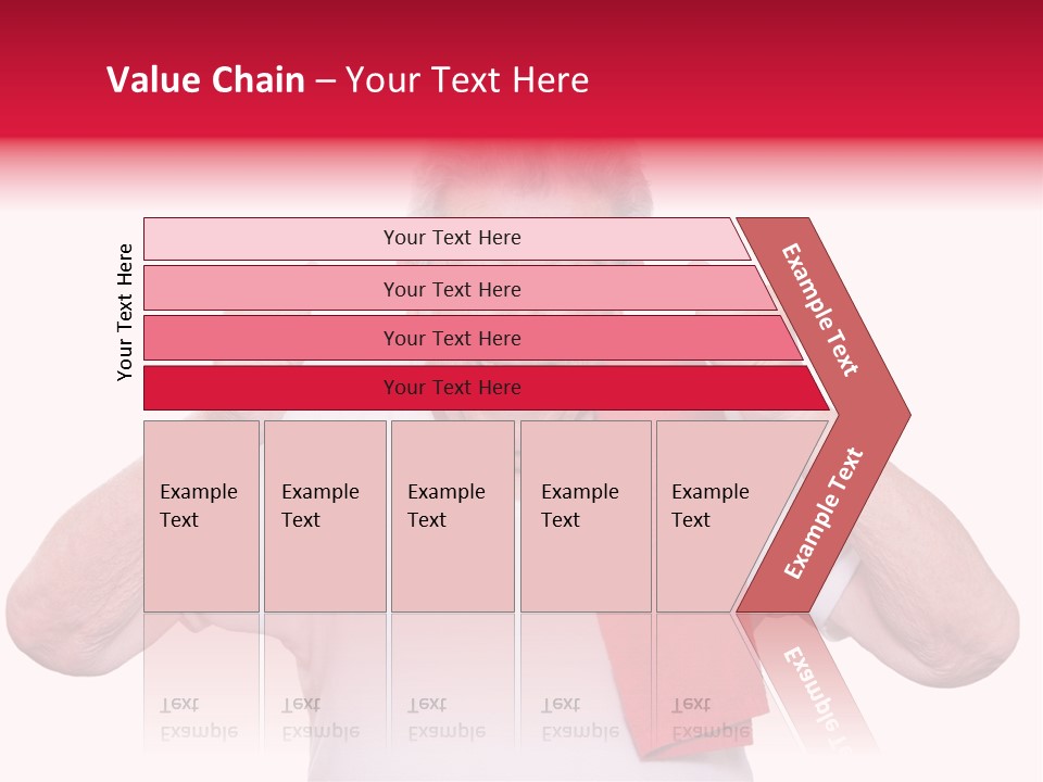 A Man With A Red Scarf Giving A Thumbs Up PowerPoint Template